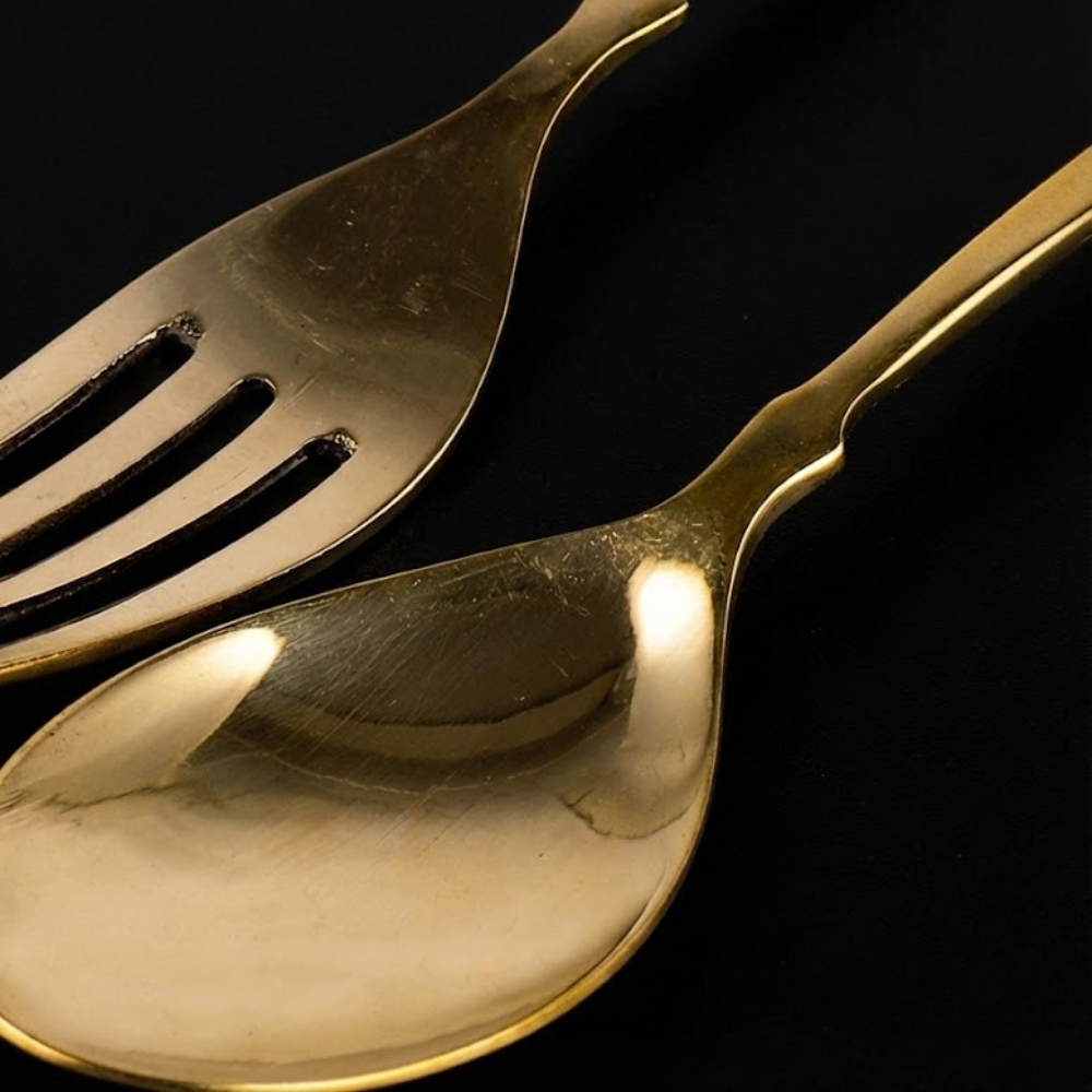 Crescent Spoon & Fork
