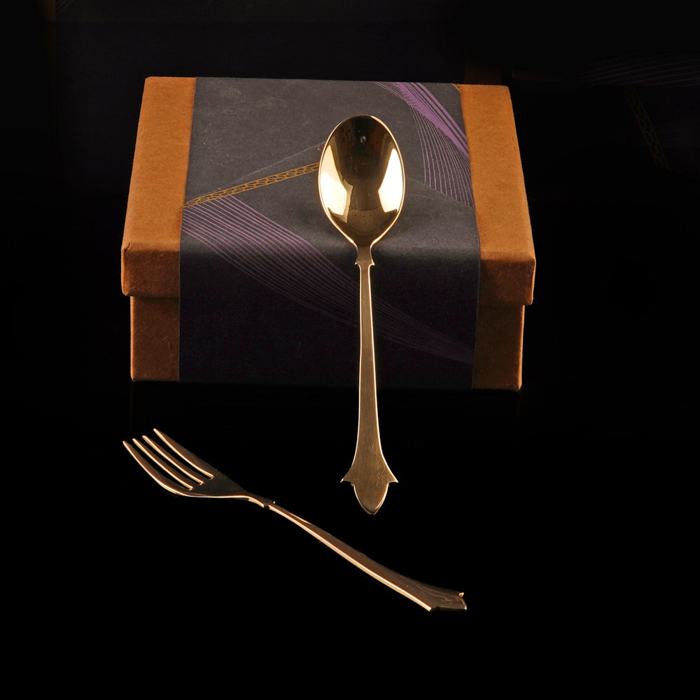 Crescent Spoon & Fork