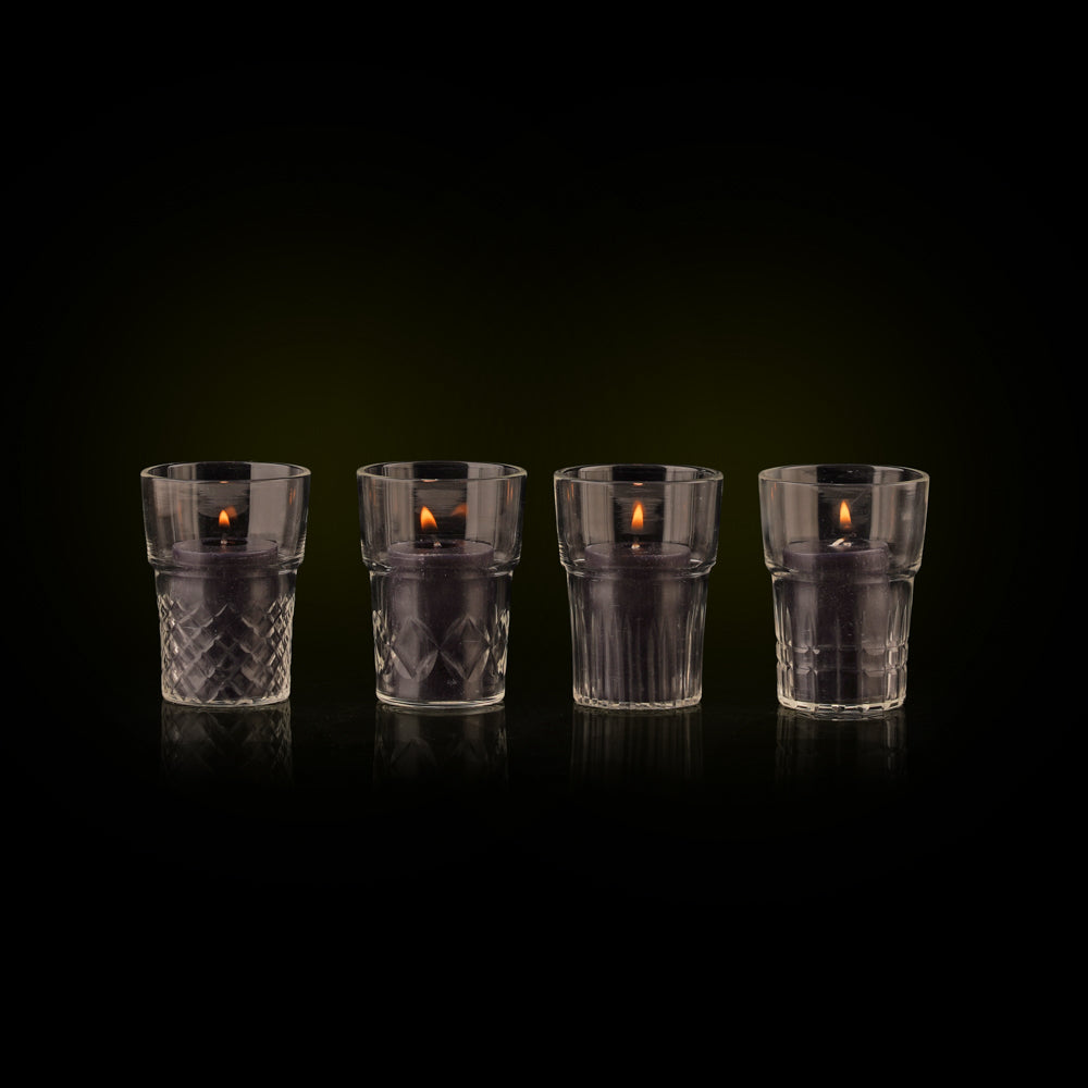 Cut Chai Glasses Set of 4