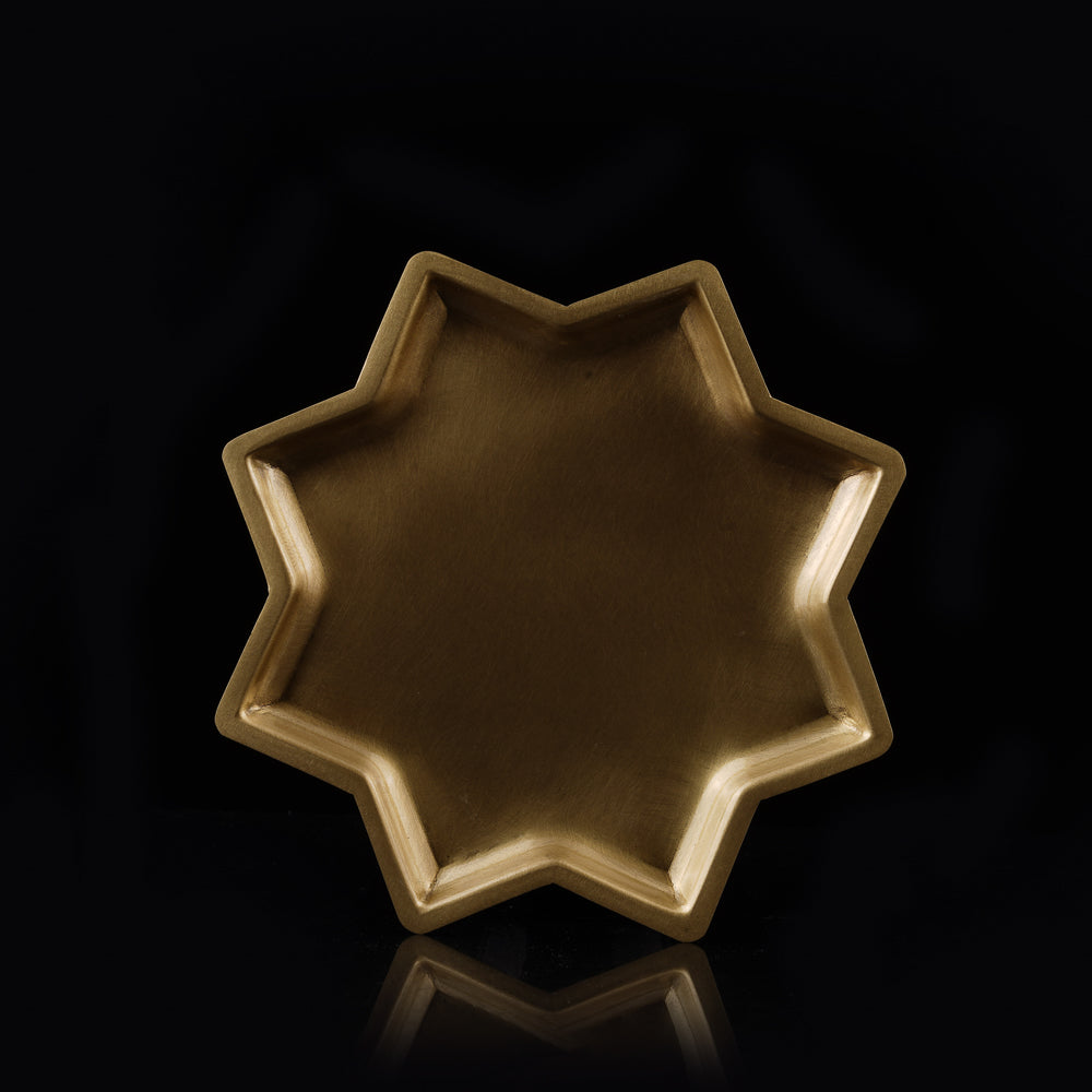 8-Point Star Plate Sona Set of 4