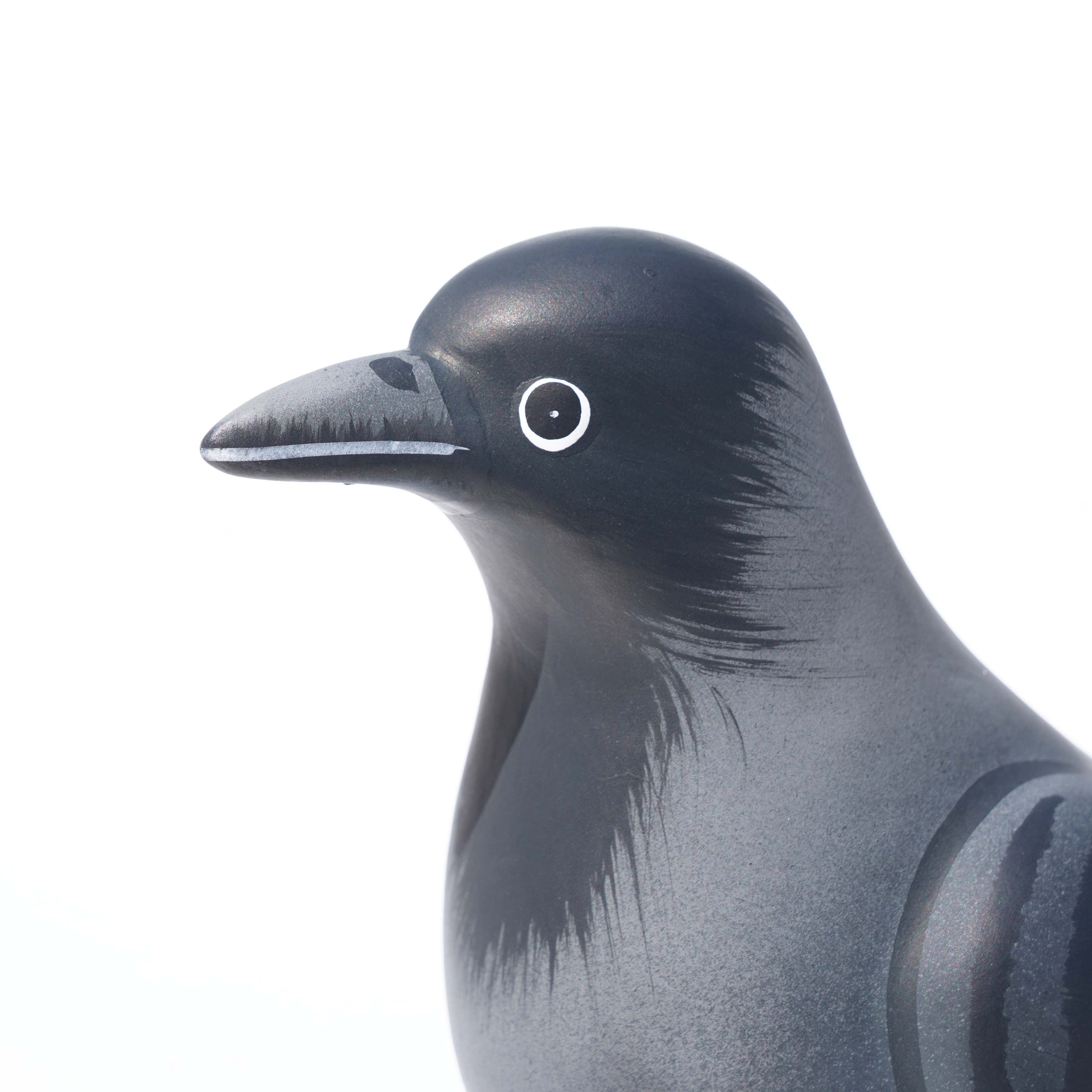 Paper Mache Crow