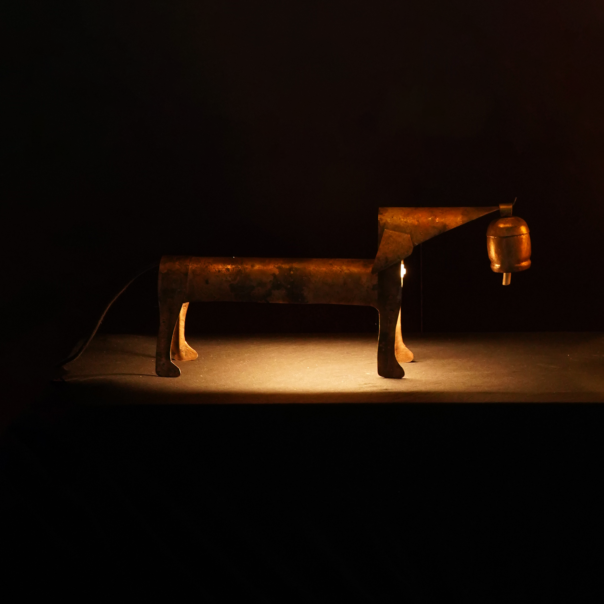 Dog Bell Lamp