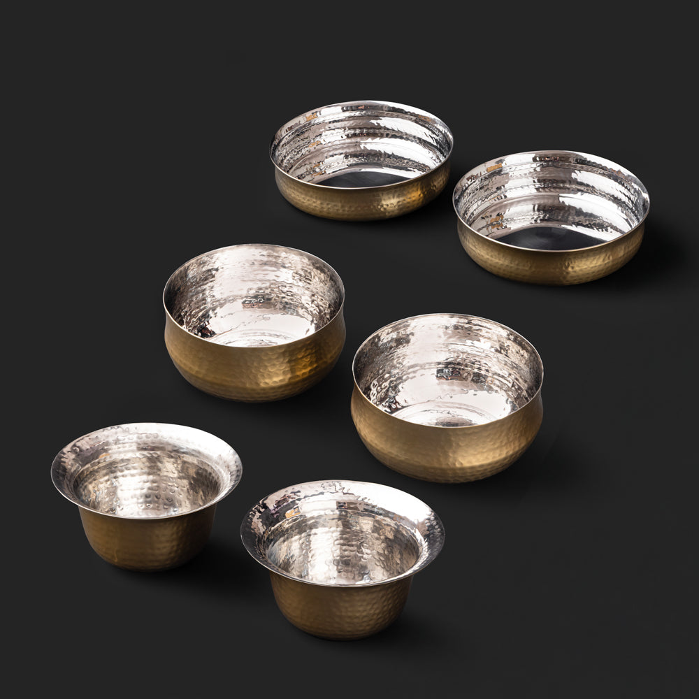 Hookka Katori Chaandi Set of 2