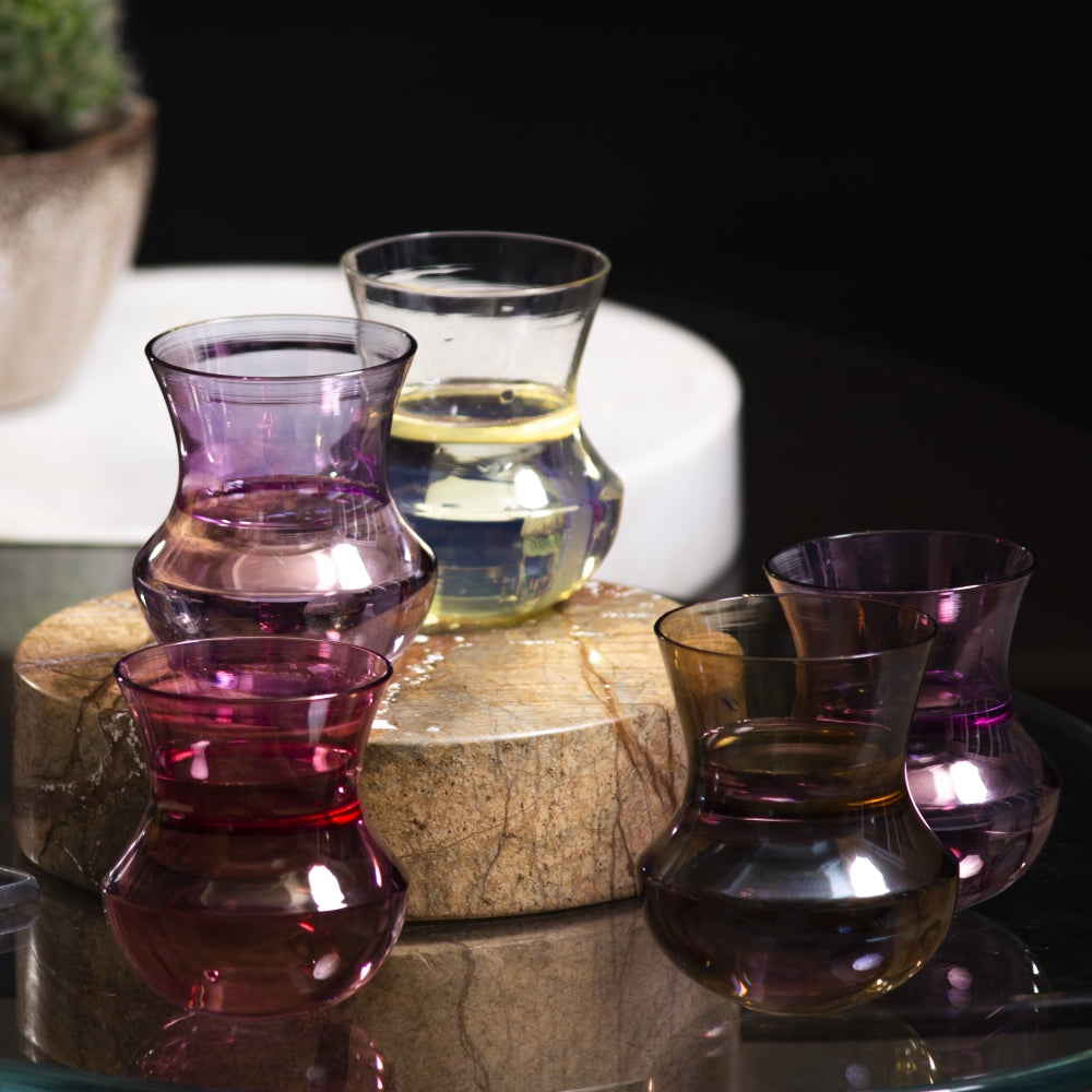Hookka Glasses Assorted Set of 6