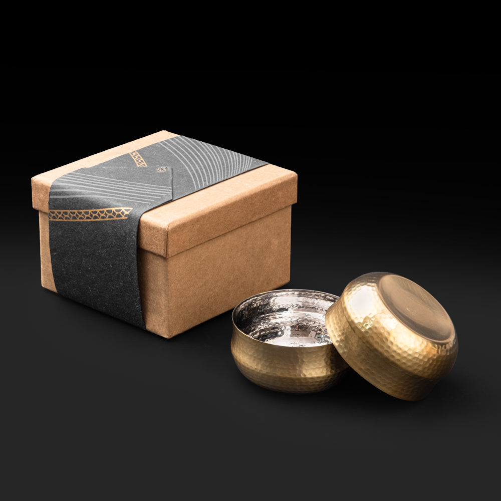 Hookka Katori Chaandi Set of 2