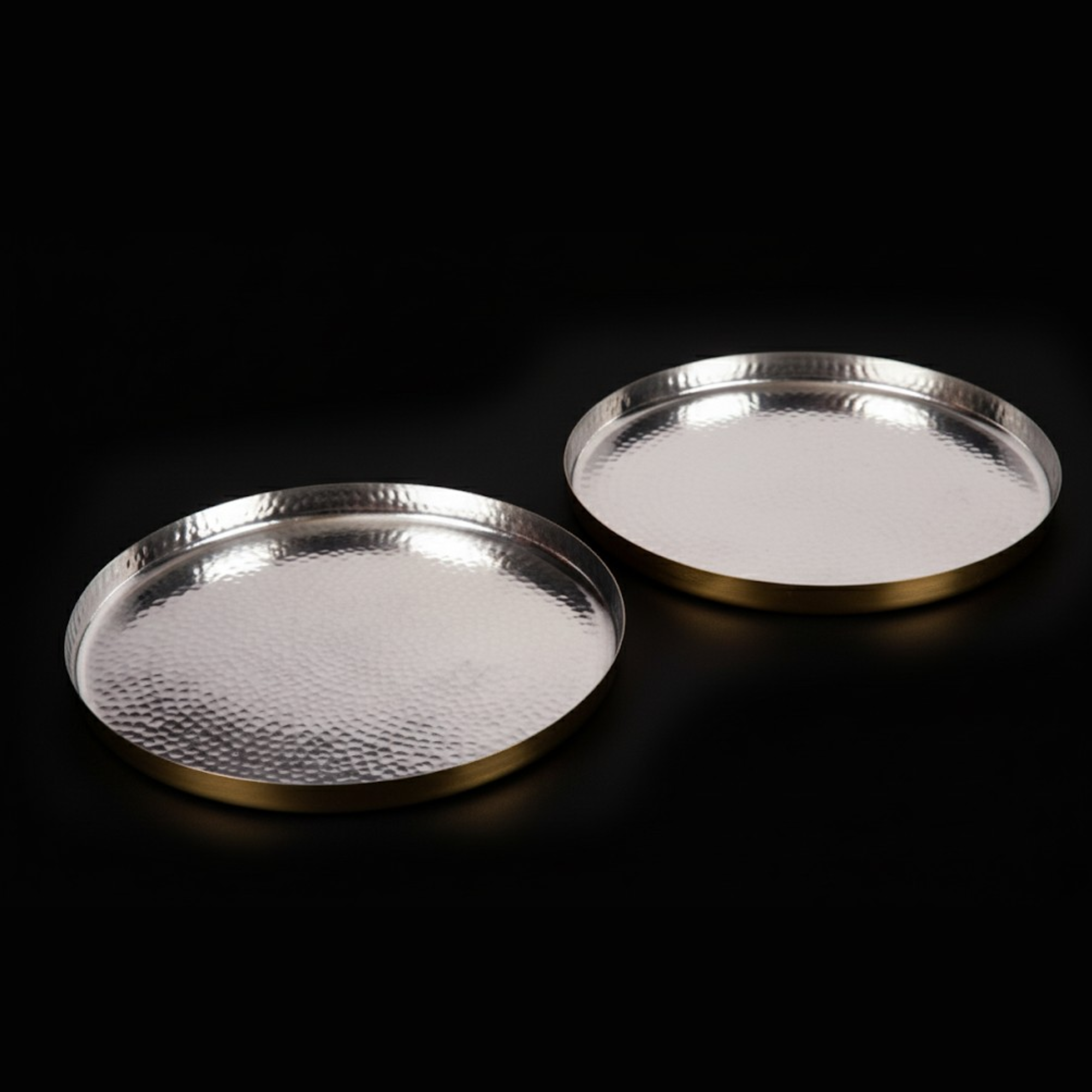 Hookka Thaali Gold Kalai Set of 2