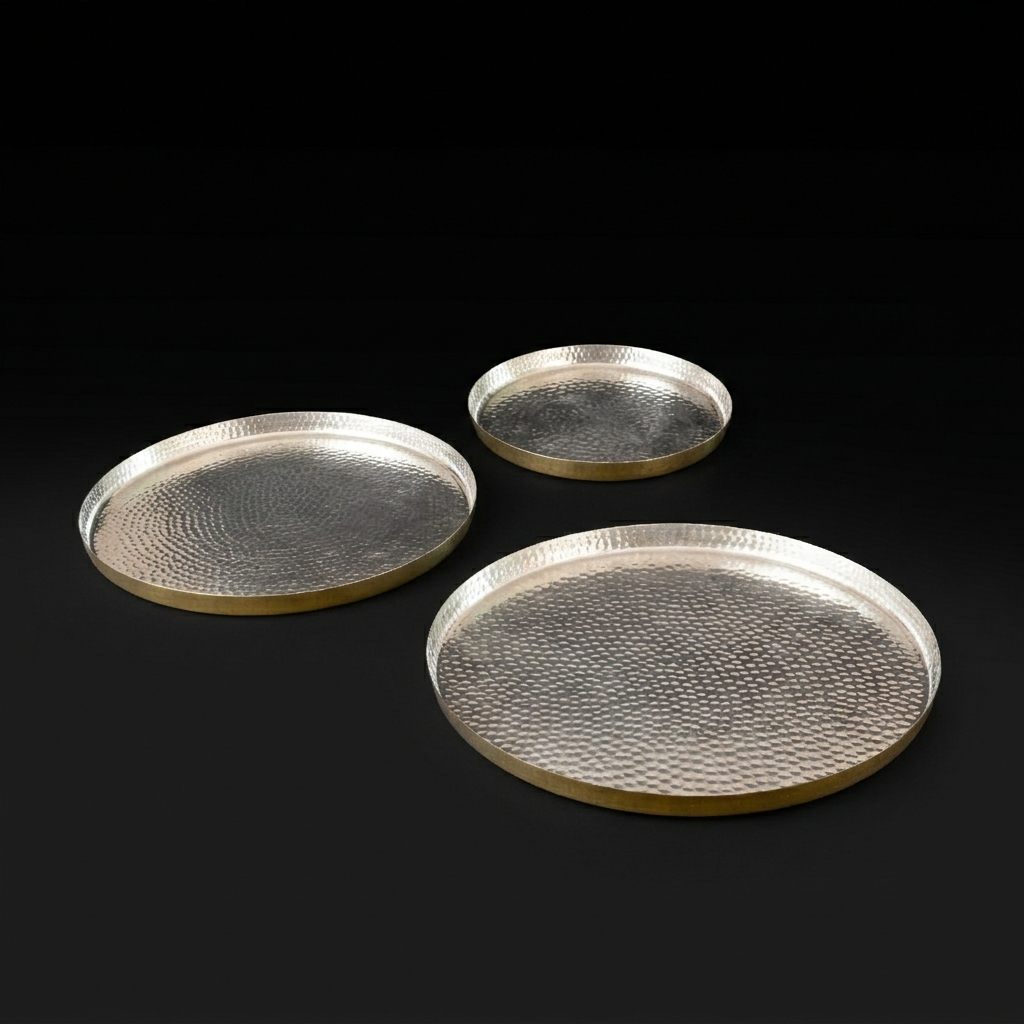 Hookka Thaali Gold Kalai Set of 2