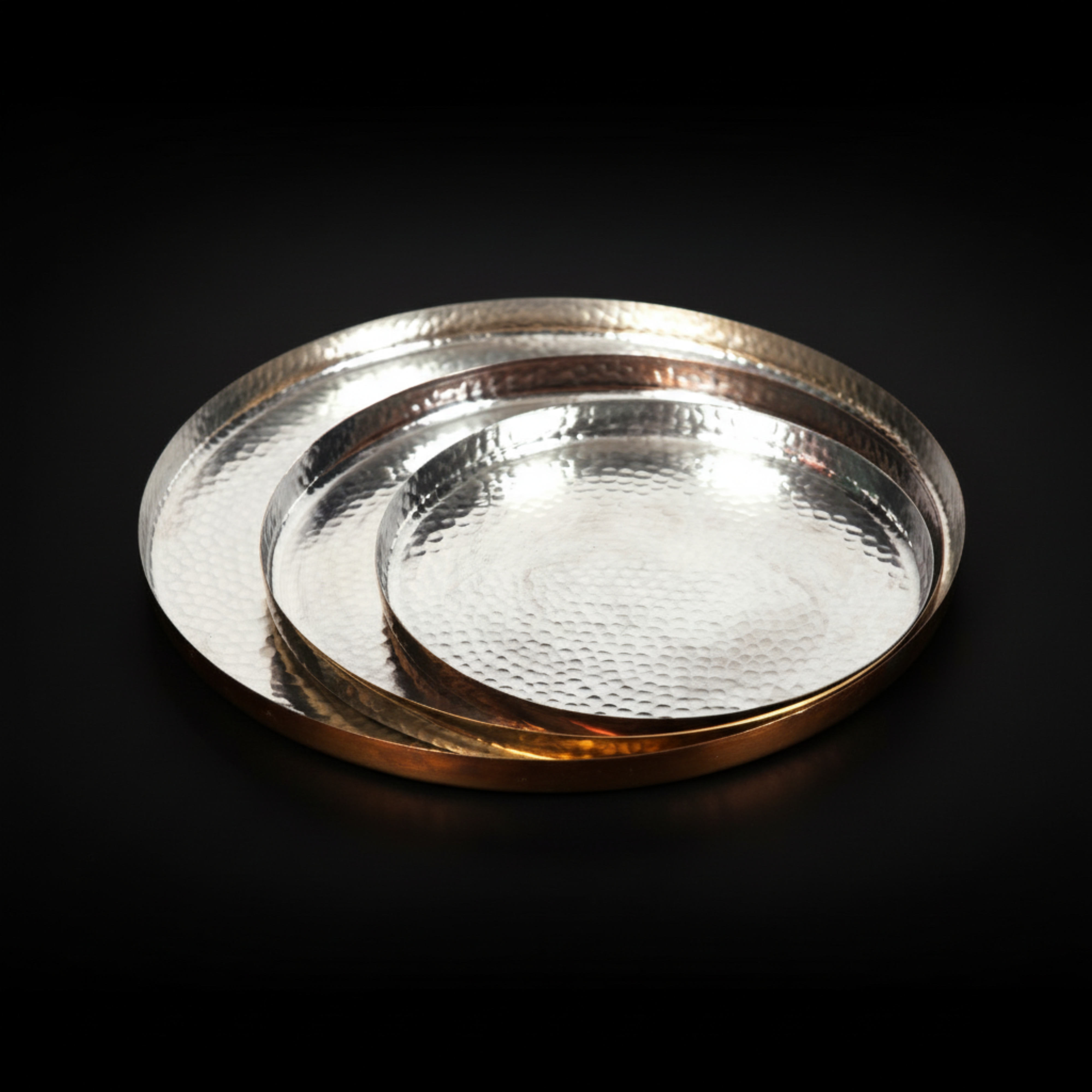 Hookka Thaali Chandi 10" Set of 2