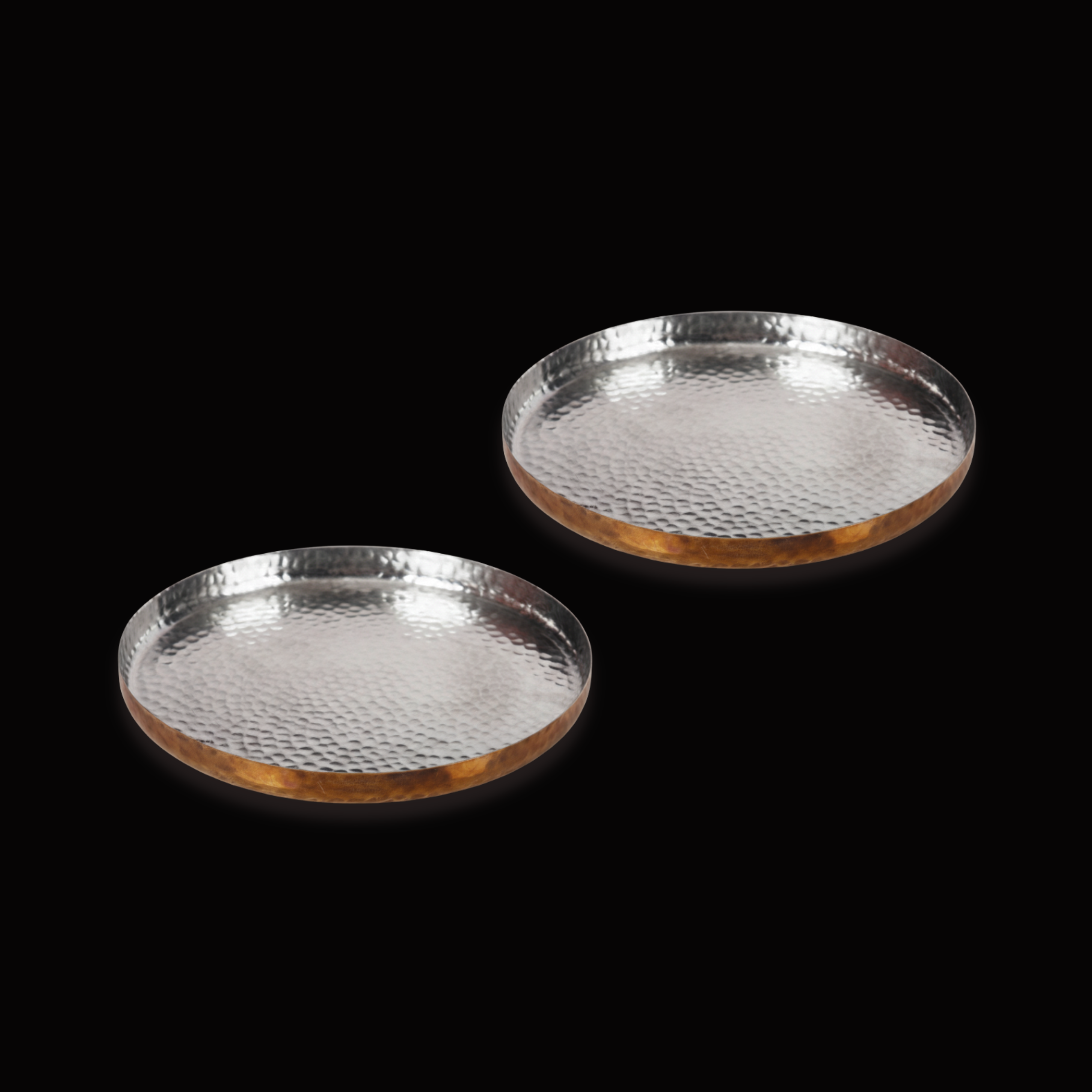 Hookka Thaali Chandi 10" Set of 2