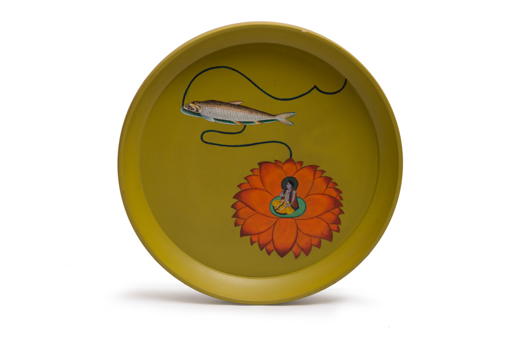 Kalam Table The Fish, the Scholar and The Lotus