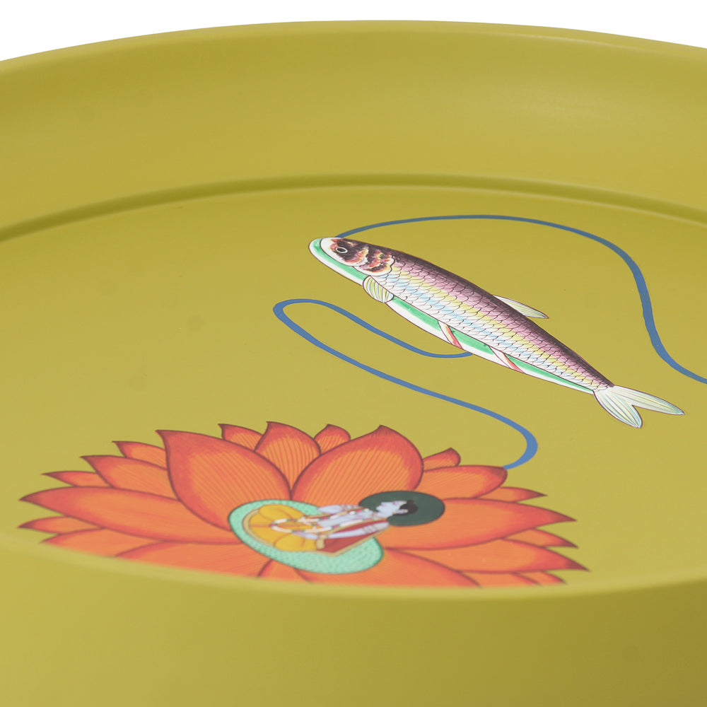 Kalam Table The Fish, the Scholar and The Lotus