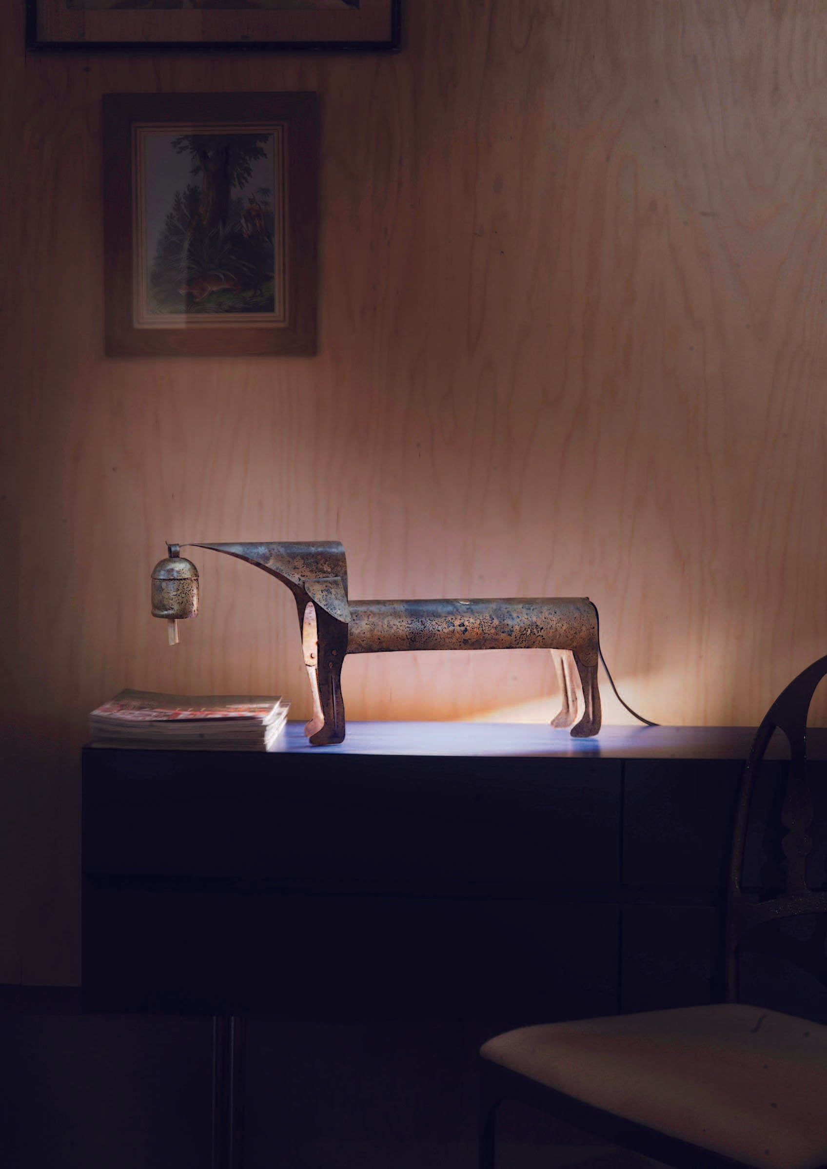 Dog Bell Lamp