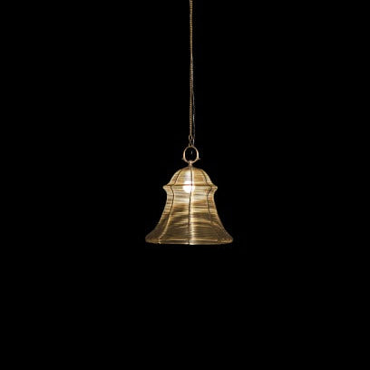 Wire Bell Lamp Gold