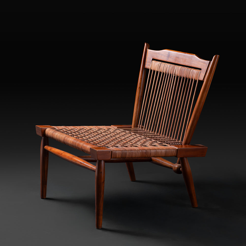 Leather Strap Lounge Chair