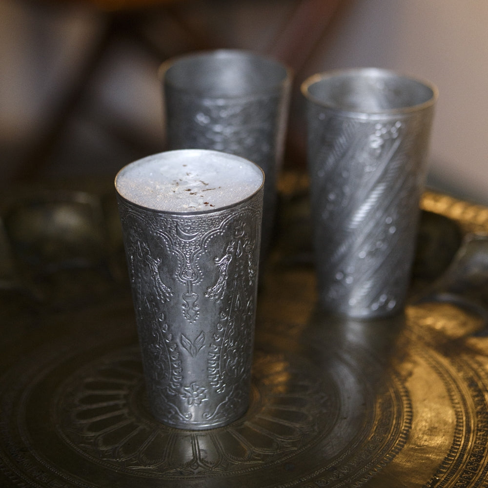 Nafees Lassi Glass Chandi