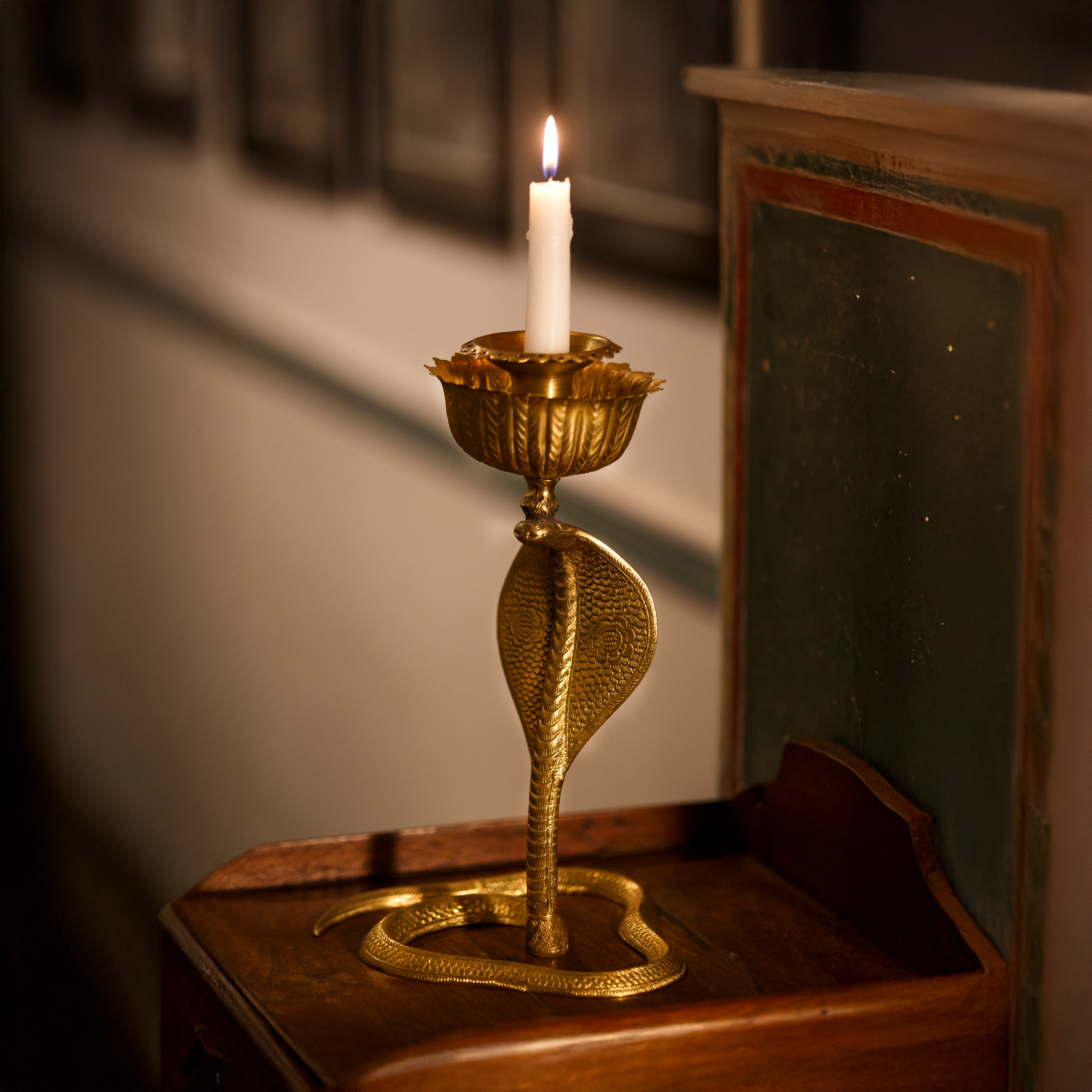 Naga Taper Candle Holder