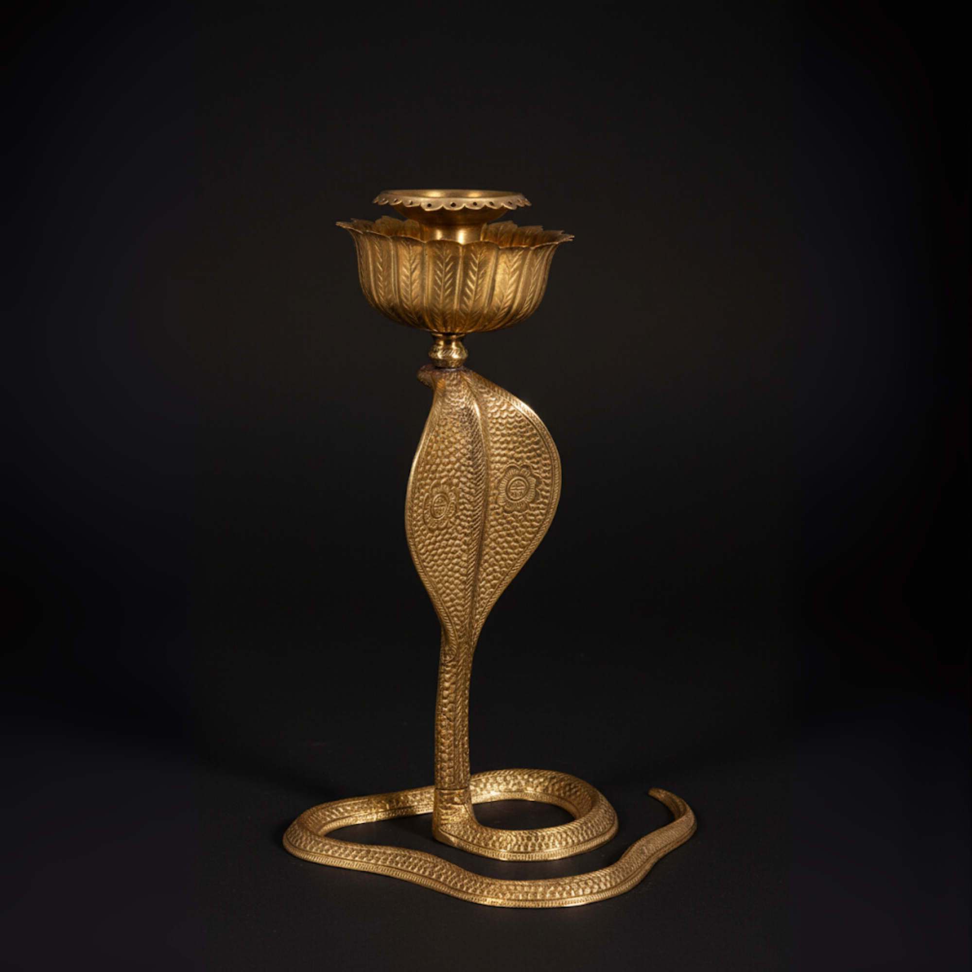 Naga Taper Candle Holder