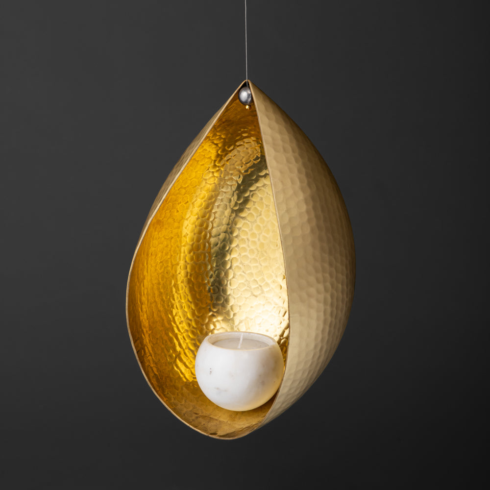 Oas Marble Ball Candlestand