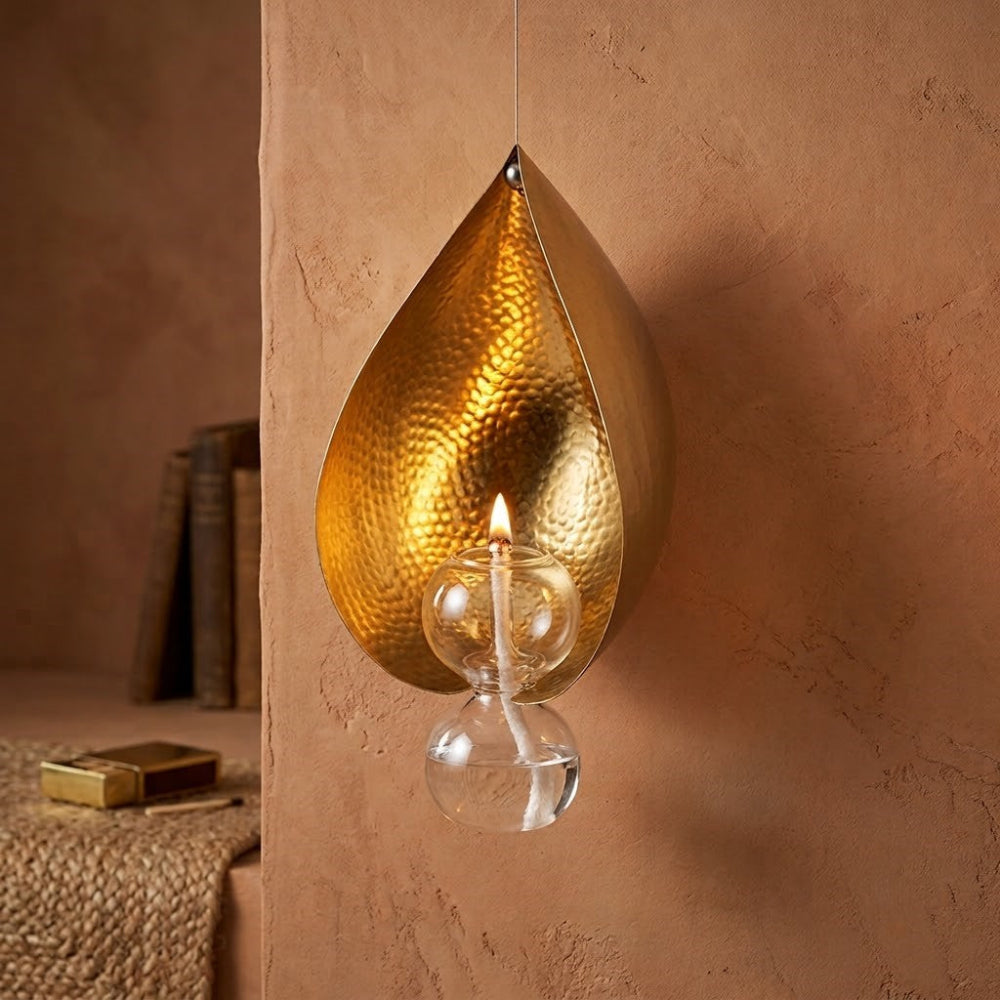 Oas Boond Glass Oil Lamp