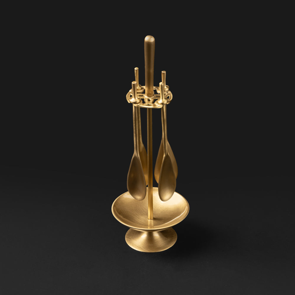 Oorja 4 Spoons and Stand