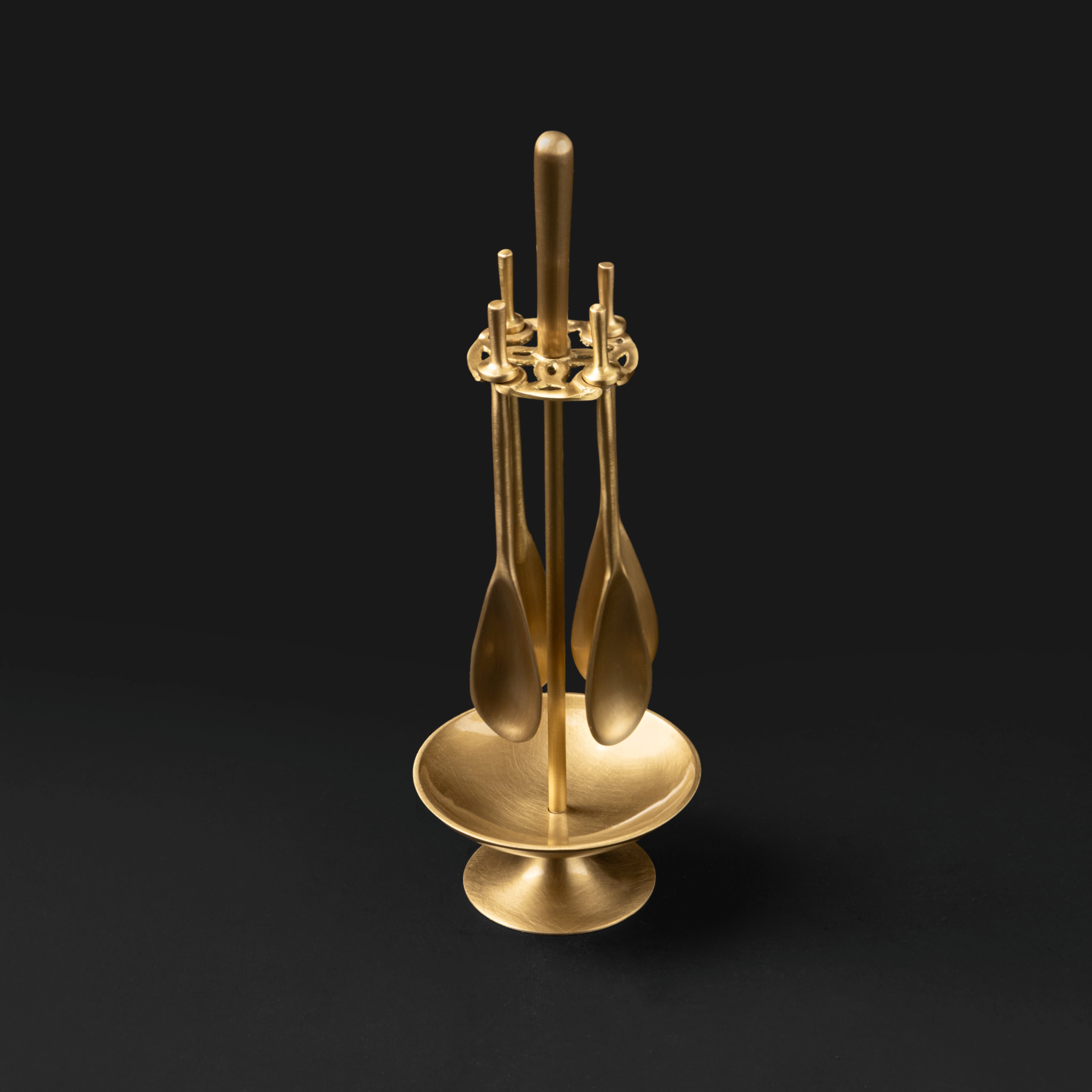 Oorja 4 Spoons and Stand