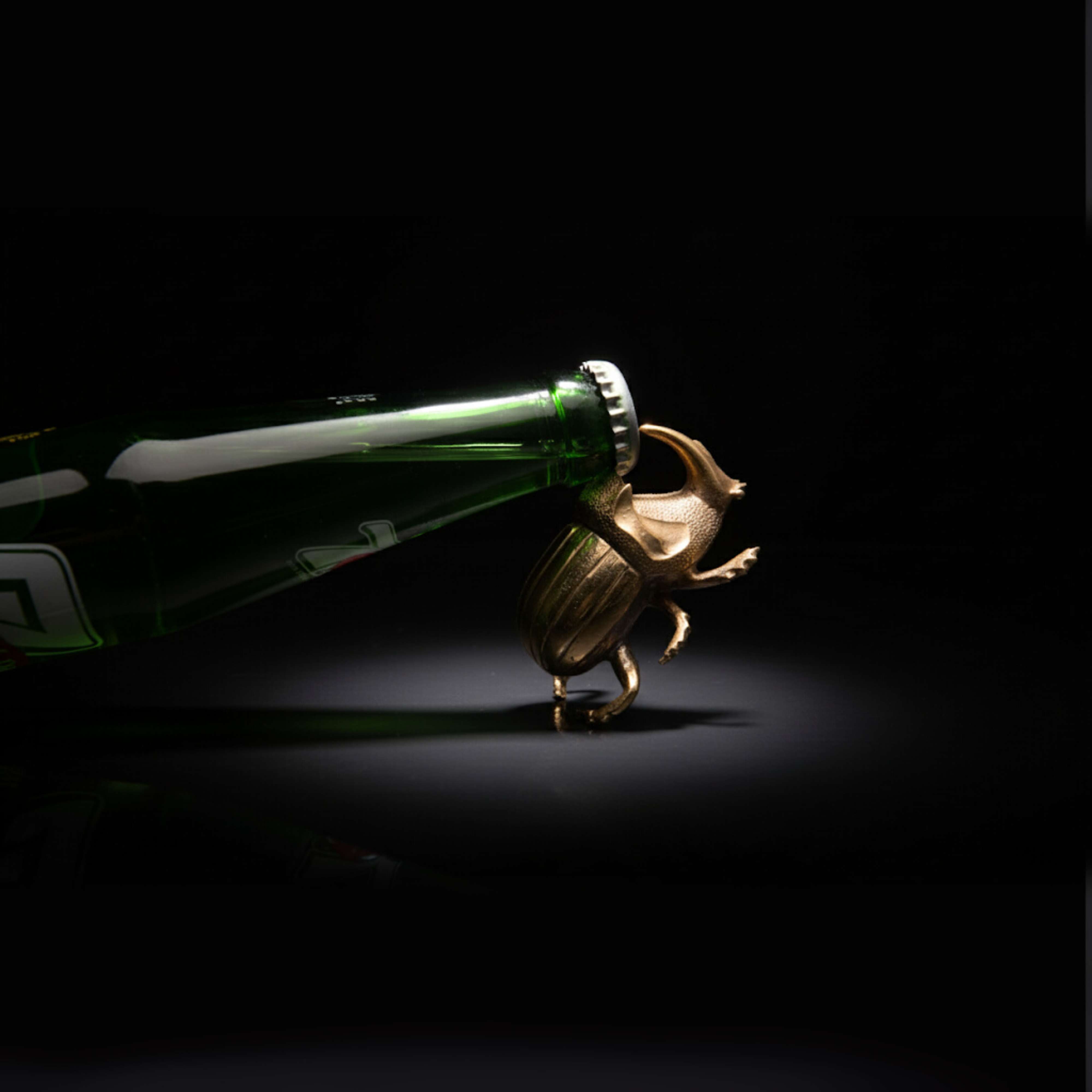 Rhinoceros Beetle Bottle Opener