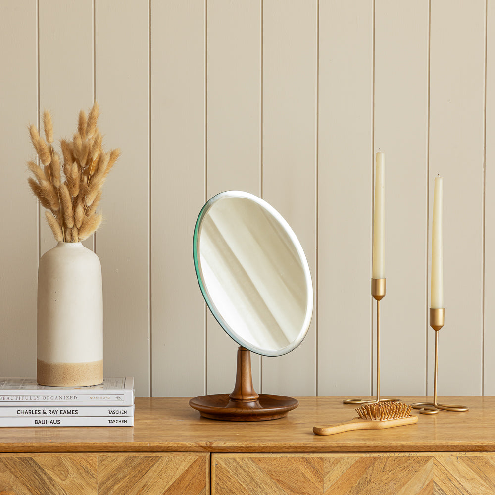 Soundarya Swivel Tabletop Mirror