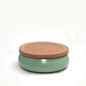 Stack Bowl 8" Low with Lid- Teal ,Microwave and Dishwasher Safe. Hand wash with mild detergents.