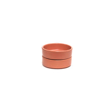 Stack Bowl Medium- Coral set of 2,Microwave and Dishwasher Safe. Hand wash with mild detergents.