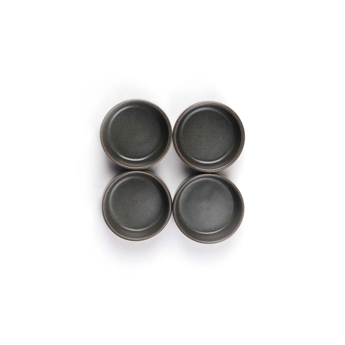 Stack Bowl Small Set of 4- Gray,Microwave and Dishwasher Safe. Hand wash with mild detergents.