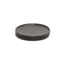 Stack Desert Plate 6 - Gray set of 2,Microwave and Dishwasher Safe. Hand wash with mild detergents.