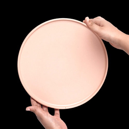 Stack Dinner Plate 10"- Peach set of 2
