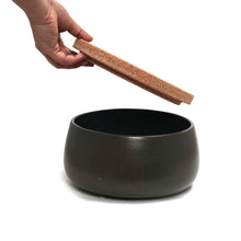 Stack Rice Bowl with Lid- Gray, Stack Rice Bowl with Lid- Gray