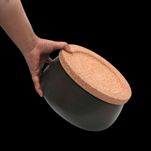Stack Rice Bowl with Lid- Gray