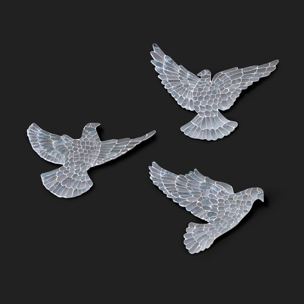 Thikri Dove Wall Installation