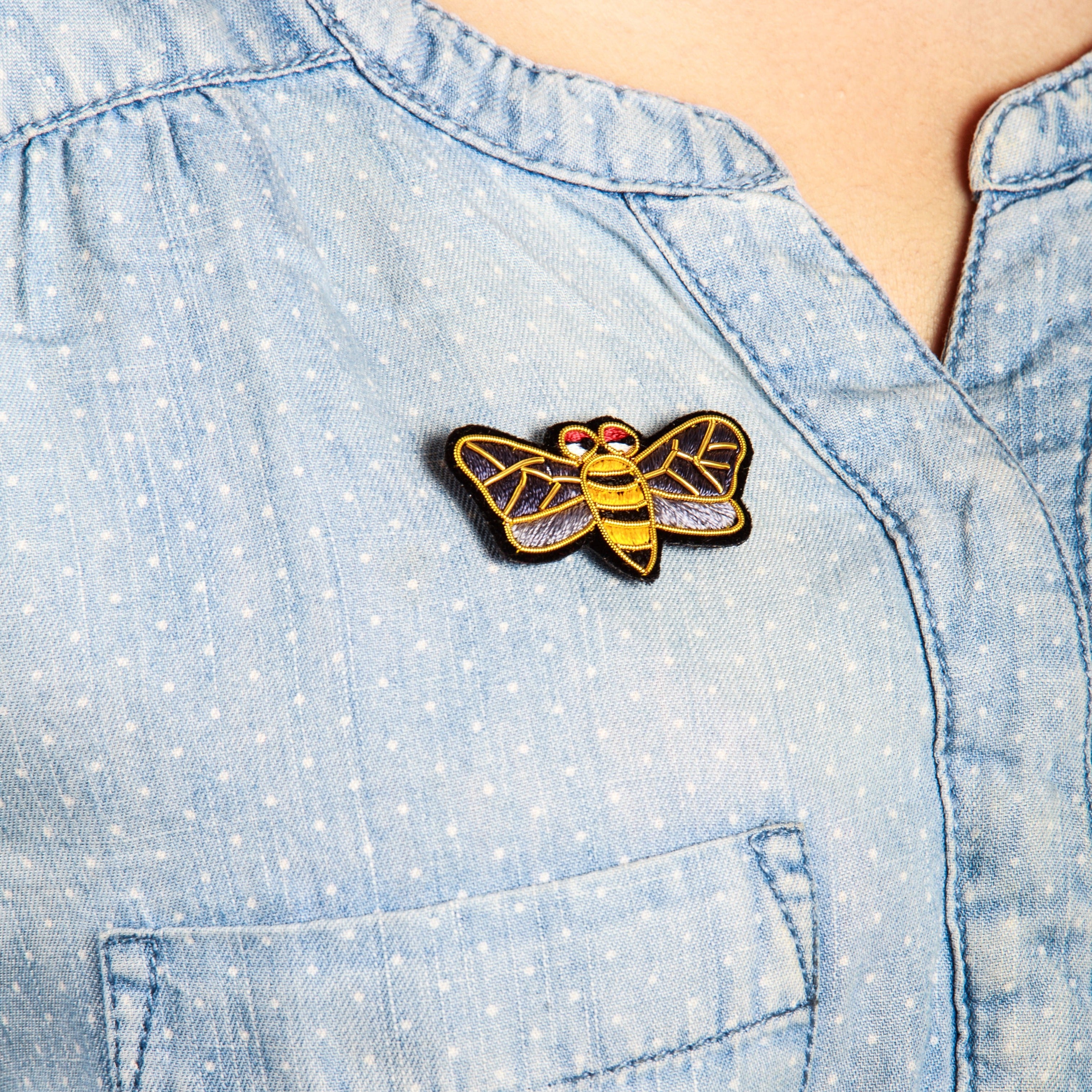 Zardozi Brooch & Rakhi: Just Beee! (Bee Yourself)