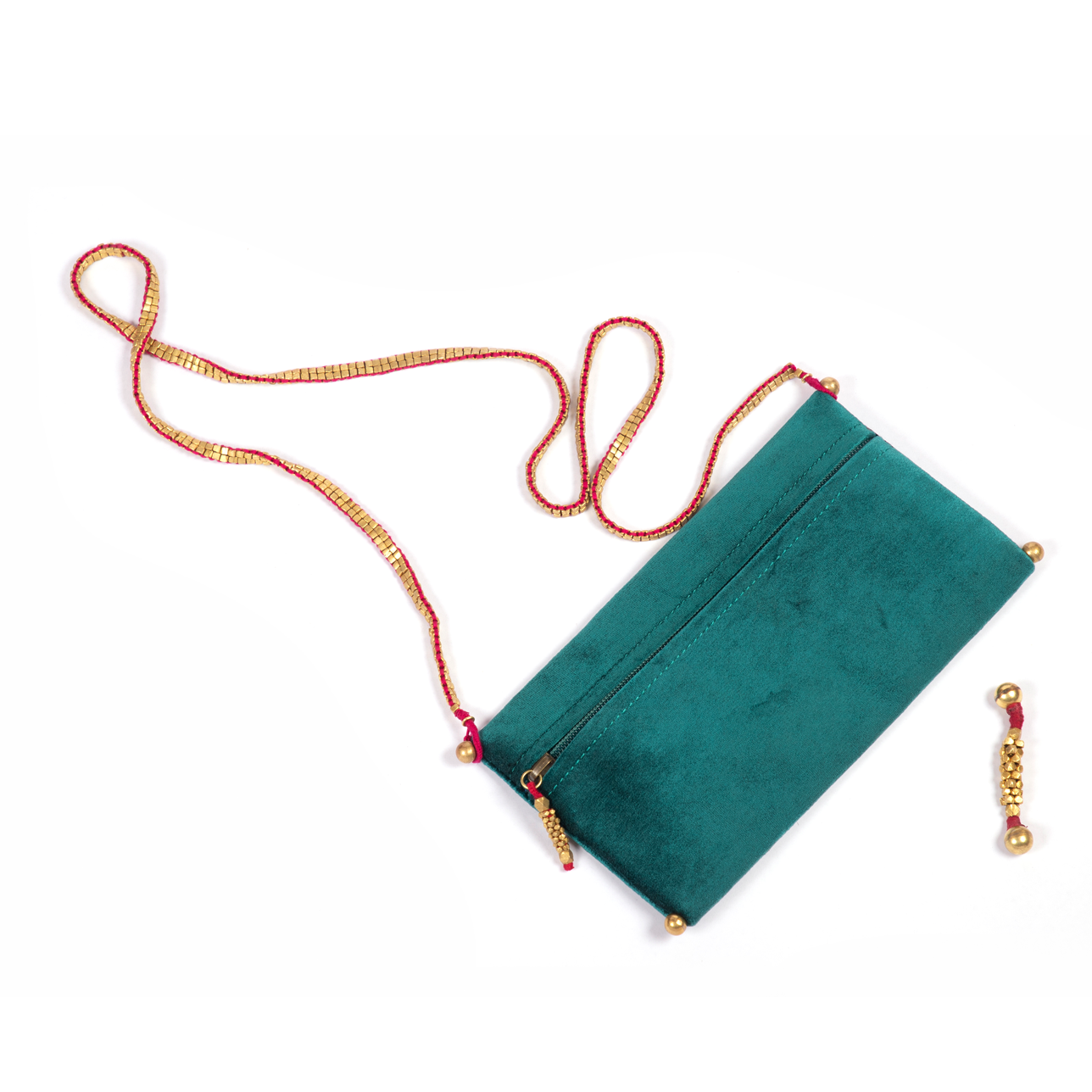 sling bag, pouch, handcrafted bag, makhmal bag