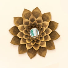 Luxe Me Lotus Mirror Handcrafted Handbeaten Brass Thathera Mirror Decor Home Object Wall