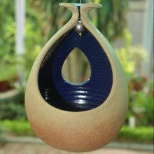 Matsya Holder Hanging outdoor Stoneware planter birfeeder birdcage tealight holder