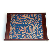 Nyla Tray is reversible, woodem tray, printed tray, block print tray, handmade, ancient tray