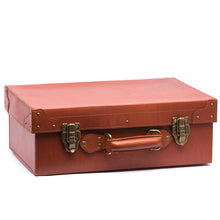 leather suitcase, trunk, accessories, vintage, ancient, handmade