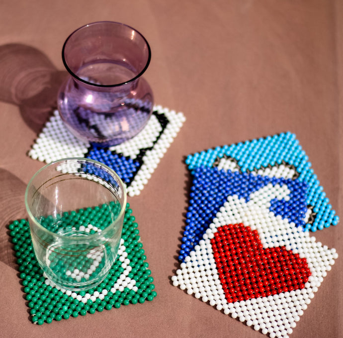 Social Coaster CALL (Set of Two) Home Objects Table top, whatsapp coaster