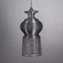 Bijapur lamp, pendant lamp, ceiling lamp, hanging lamp, wire lamp, iron wire frame, vintage, ancient, crafted, lamps, lightings
