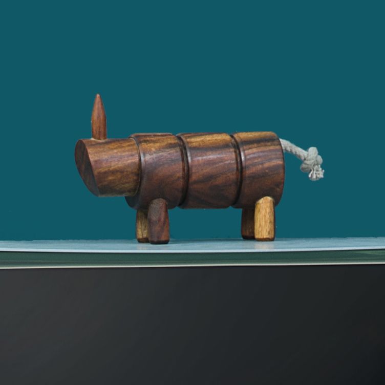 Animal Farm-Hippo , Accessory , Table top , Wooden Work, toy