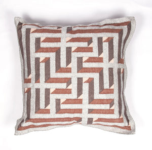 Amaze Deegh Dhurrie Cushion 2 x 2 Home Objects Cushions / Bolsters Durrie weaving