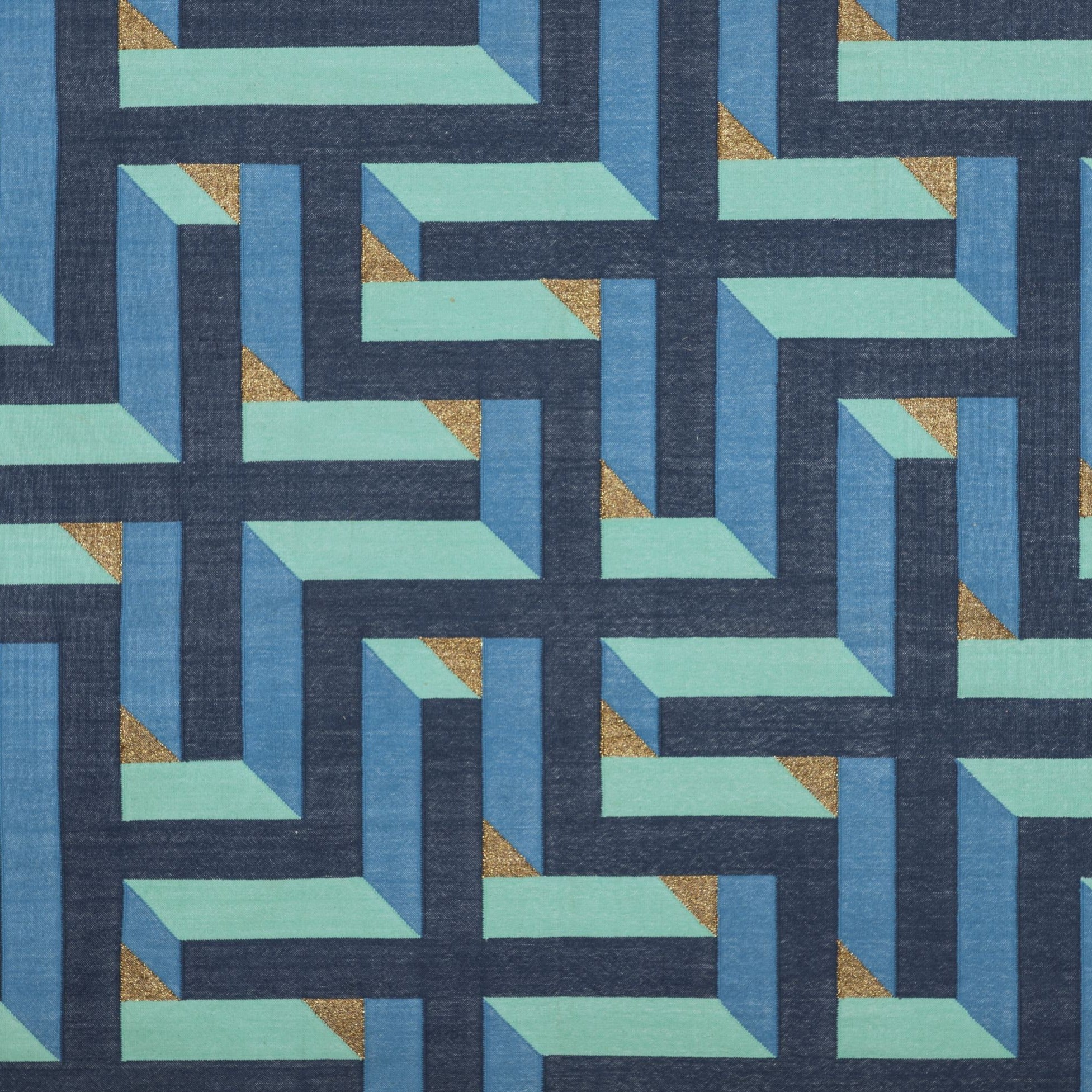 Amaze Dhurrie DEEG Square 8'x8' , Home textiles , Rugs , Carpets , Durrie weaving, handcrafted, made in India, artist