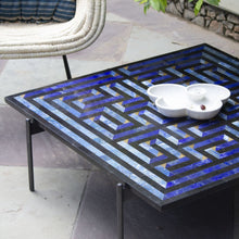 Amaze table Deeg Square  Furniture , Stone Overlay , Coffee table intricate interlocking pattern marble inlay