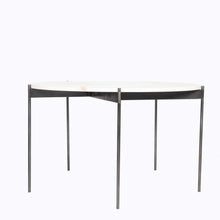 Amaze table Mandu Round Furniture , Stone Inlay , Coffee table intricate interlocking pattern marble inlay, handcrafted, made in India, artist
