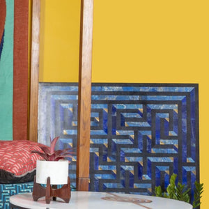 Amaze Dhurrie DEEG Square 8'x8' , Home textiles , Rugs , Carpets , Durrie weaving, handcrafted, made in India, artist