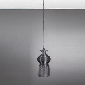 Bijapur lamp, pendant lamp, ceiling lamp, hanging lamp, wire lamp, iron wire frame, vintage, ancient, crafted, lamps, lightings